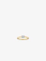LUA OVAL DIAMOND SOLITAIRE RING