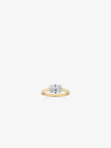 LUA OVAL DIAMOND SOLITAIRE RING