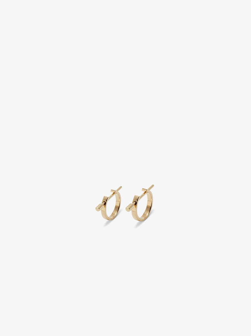 CHIKKA MEDIUM EARRINGS WITH GOLD PINS