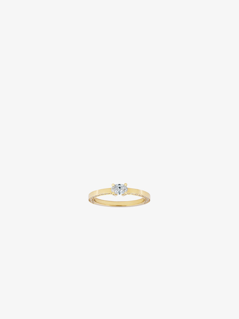 LUA BRIDAL OVAL CUT SOLITAIRE RING